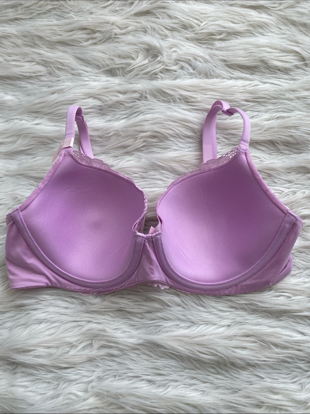 Victoria's Secret | Lilac Lace Body By Victoria Lined Demi Underwire Bra - Picture 9 of 12